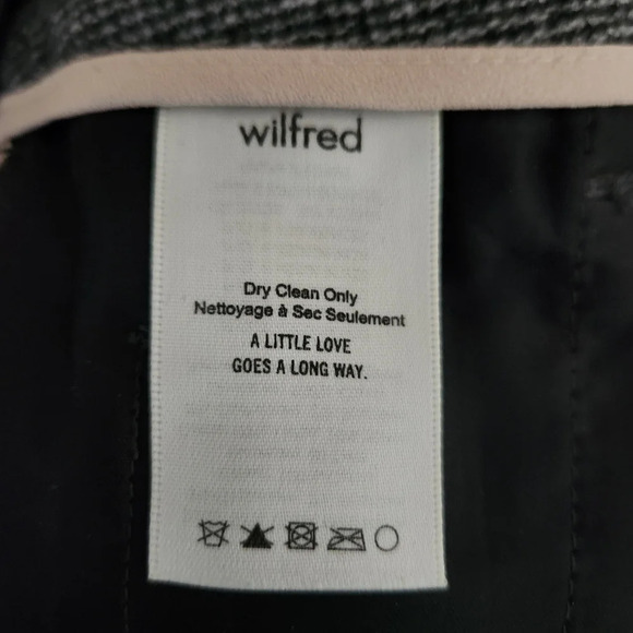 Aritzia Wilfred | Jallade High Rise Wool Cashmere Crop Trouser Pant - Size 4 - Picture 11 of 12